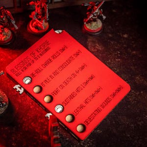 Blessing and Command Tracker Set for 10th Edition Grimdark Wargames