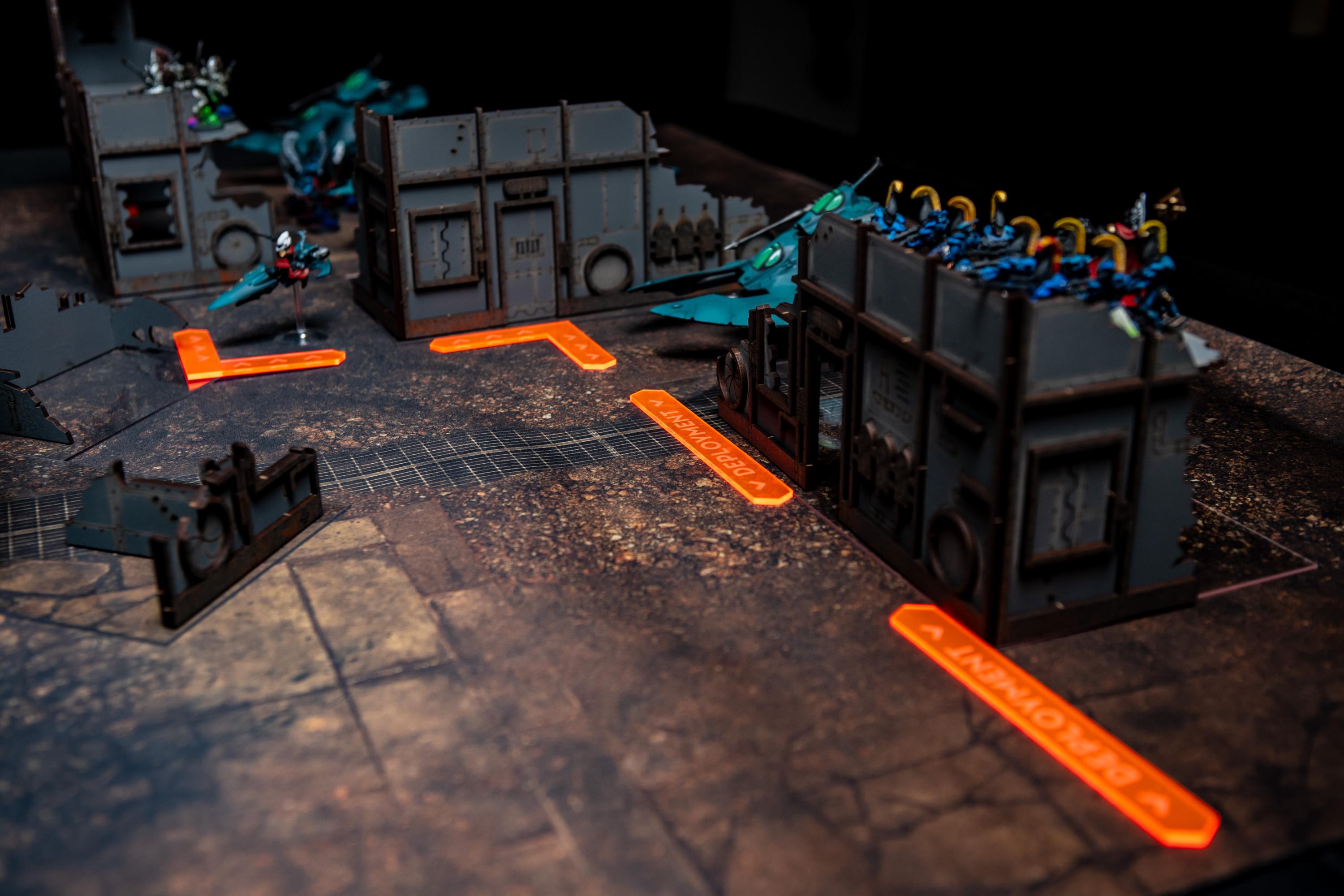 Deployment Zone Marker Set for 10th Edition Grimdark Wargames - Etsy