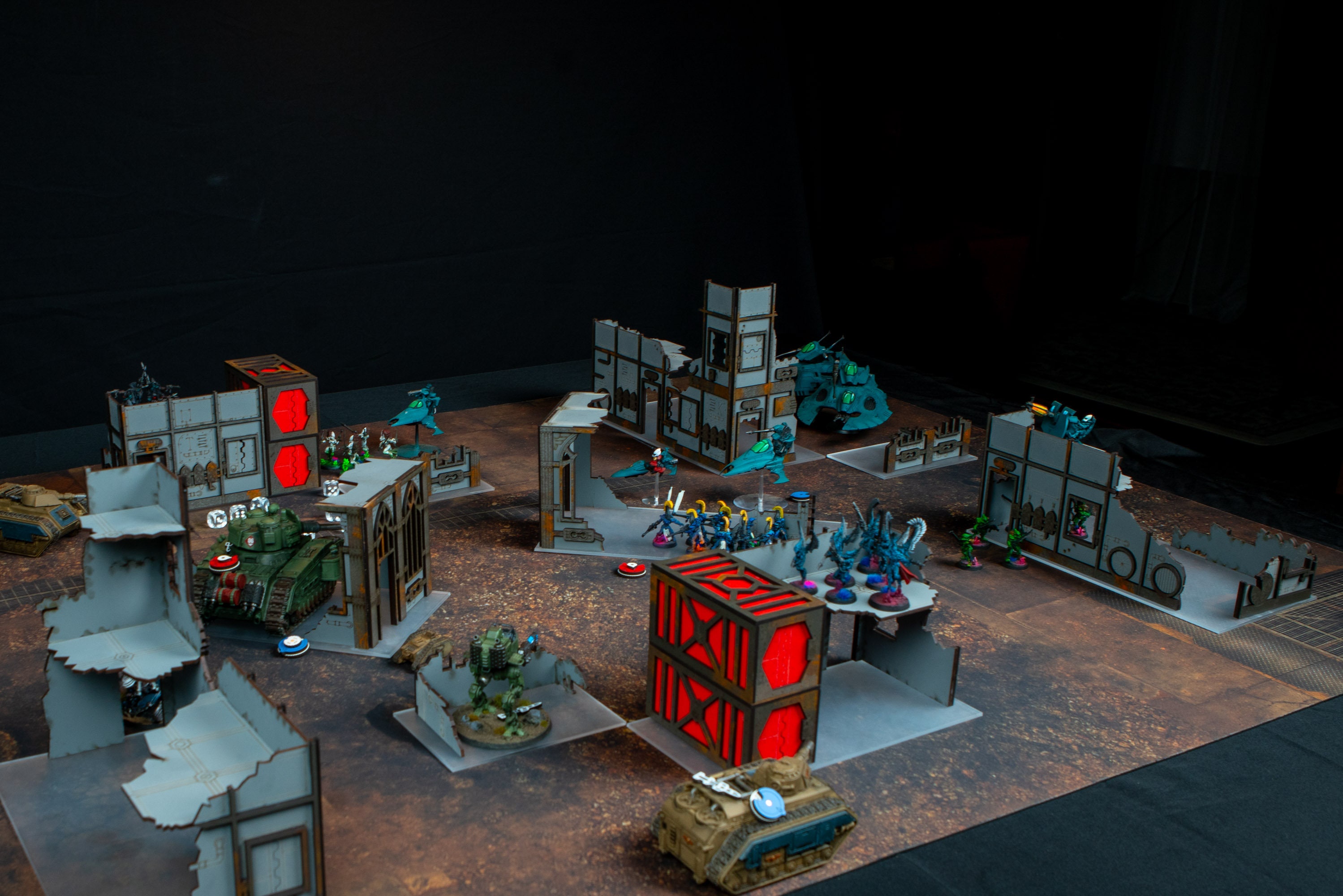 Imperial Style Terrain Set for 10th Edition Grimdark Wargames