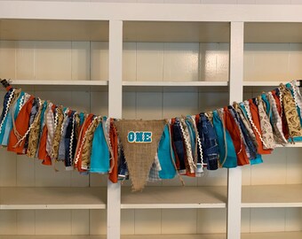 Western High Chair Banner First Birthday