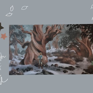 Breath of the Wild Trees Art Print