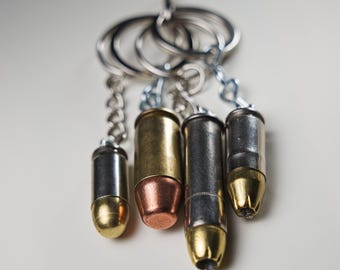 Bullet keychain set with custom options