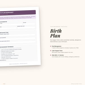 Pregnancy Journal & Baby Planner (Digital Download) image 3