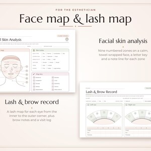 Esthetician Client Forms Bundle, Fillable Skin Care Intake Consent Form, Facial Treatment Record PDF image 4