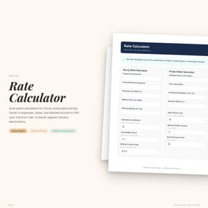 Freelancer Finance Tracker | Client, Invoice, Expense, Tax PDF Planner image 6