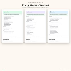 Spring Cleaning Checklist Bundle | Room-by-Room Deep Clean Planner (Digital Download) image 4