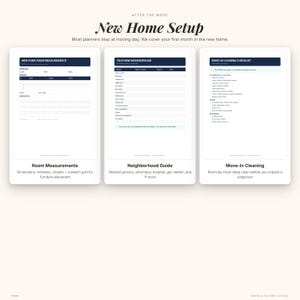 Moving Planner Bundle | 44-Page Checklist, Budget Tracker, Box Labels (PDF) image 6