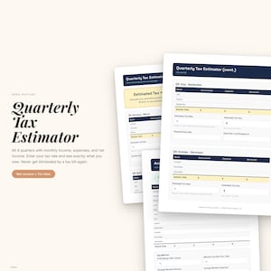 Freelancer Finance Tracker | Client, Invoice, Expense, Tax PDF Planner image 4