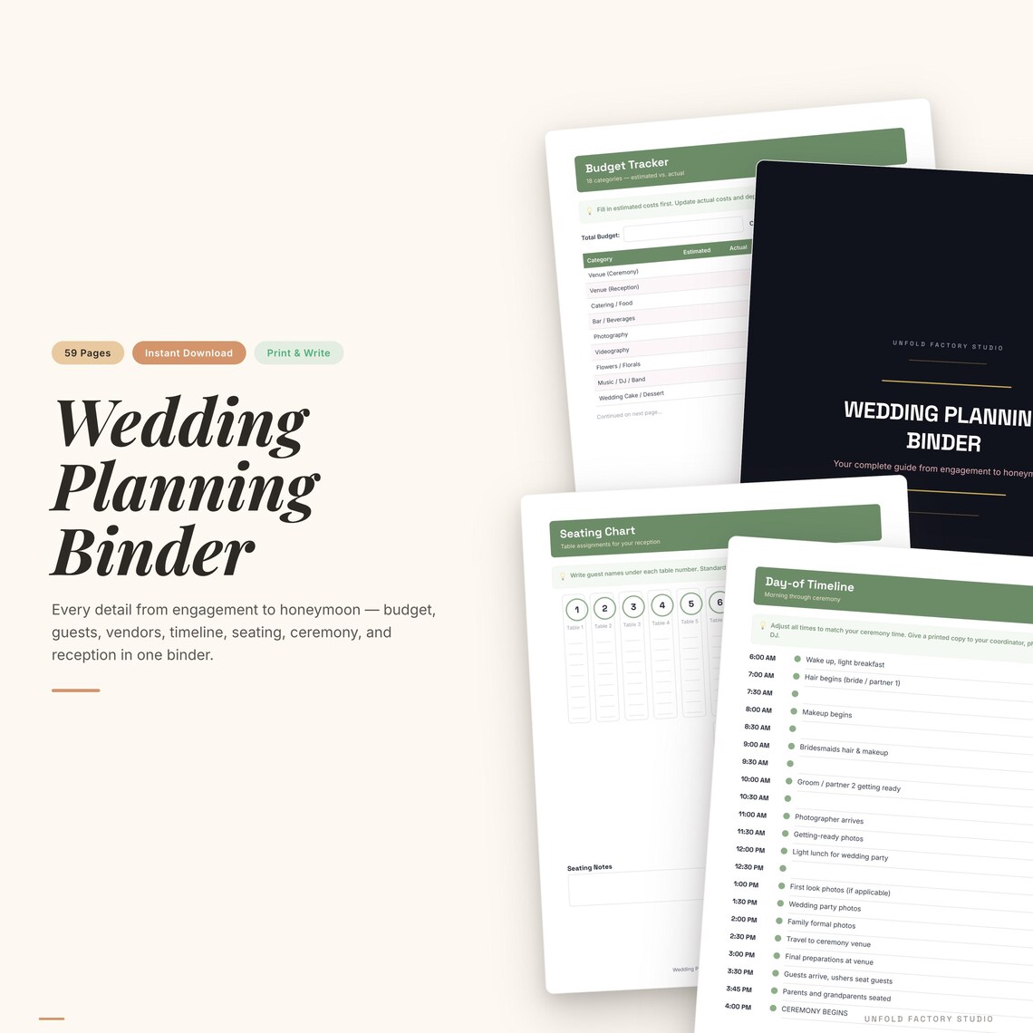 Wedding Planning Binder
