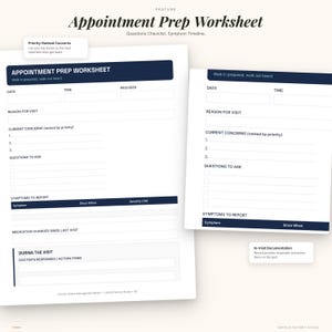 Chronic Illness Management Binder | Symptom Tracker, Flare Journal, Appointment Prep (PDF) image 3