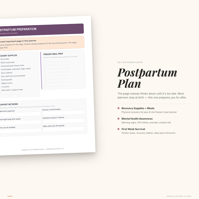 Pregnancy Journal & Baby Planner (Digital Download) image 6