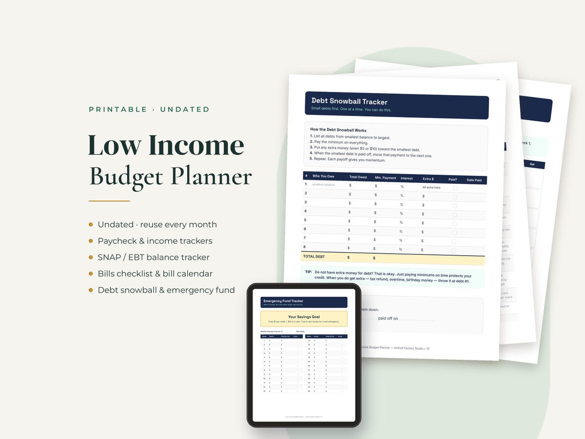 Low-Income Budget Planner