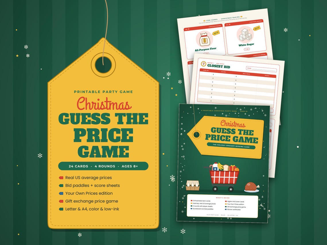 Christmas Guess the Price Game