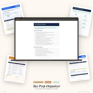 Lista de verificação para preparação de impostos 2026 | Controle de renda, deduções e despesas (Download digital) imagem 10