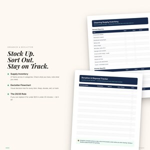 Spring Cleaning Checklist Bundle | Room-by-Room Deep Clean Planner (Digital Download) image 5