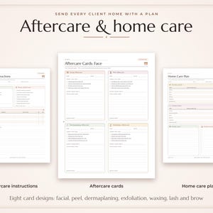 Esthetician Client Forms Bundle, Fillable Skin Care Intake Consent Form, Facial Treatment Record PDF image 7