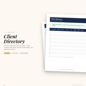 Freelancer Finance Tracker | Client, Invoice, Expense, Tax PDF Planner image 2