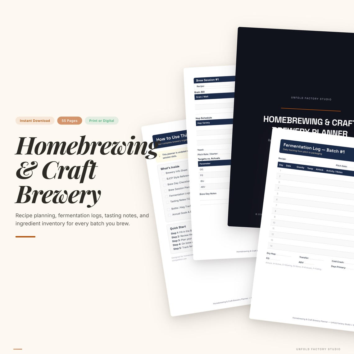 Homebrewing Planner
