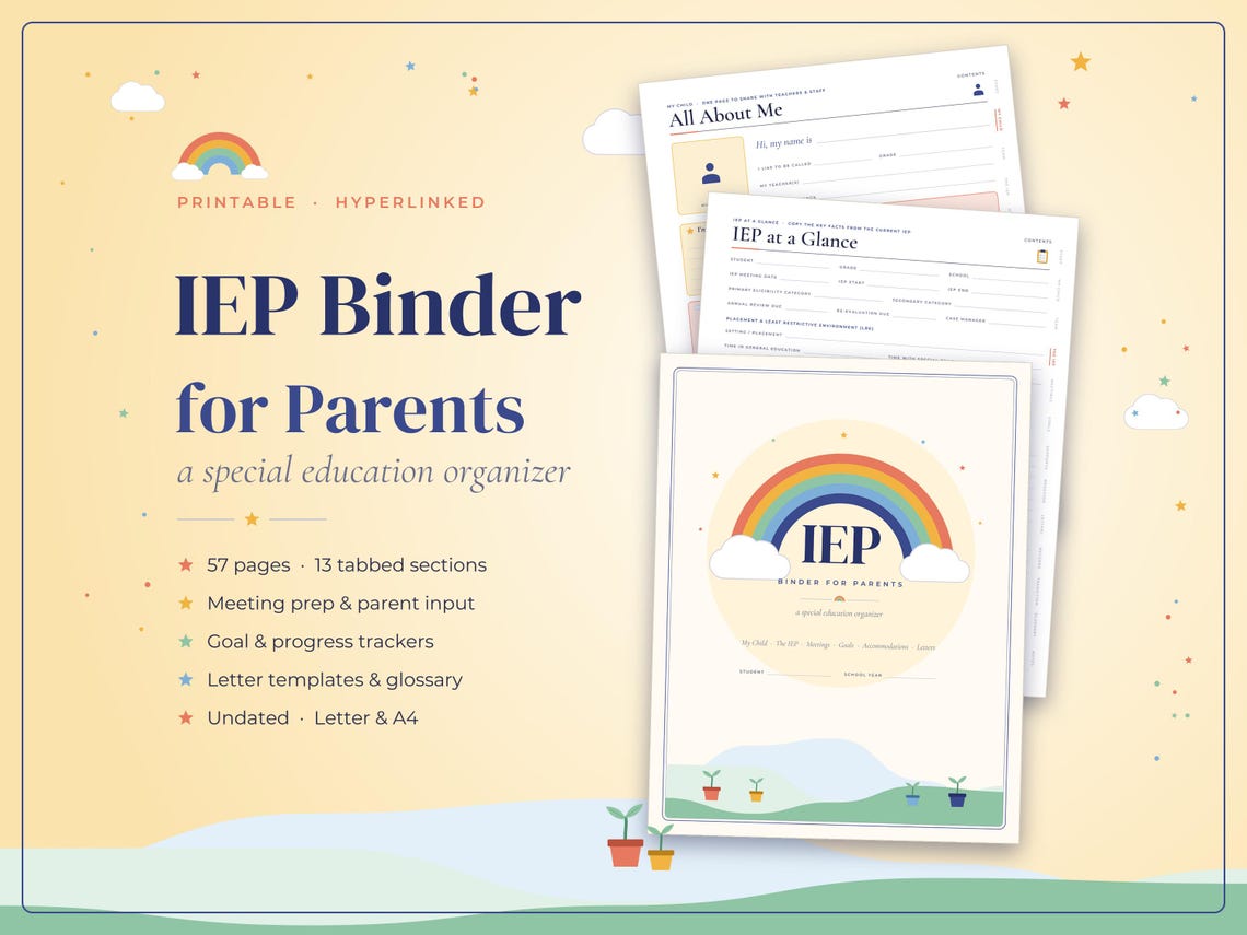 IEP Binder for Parents