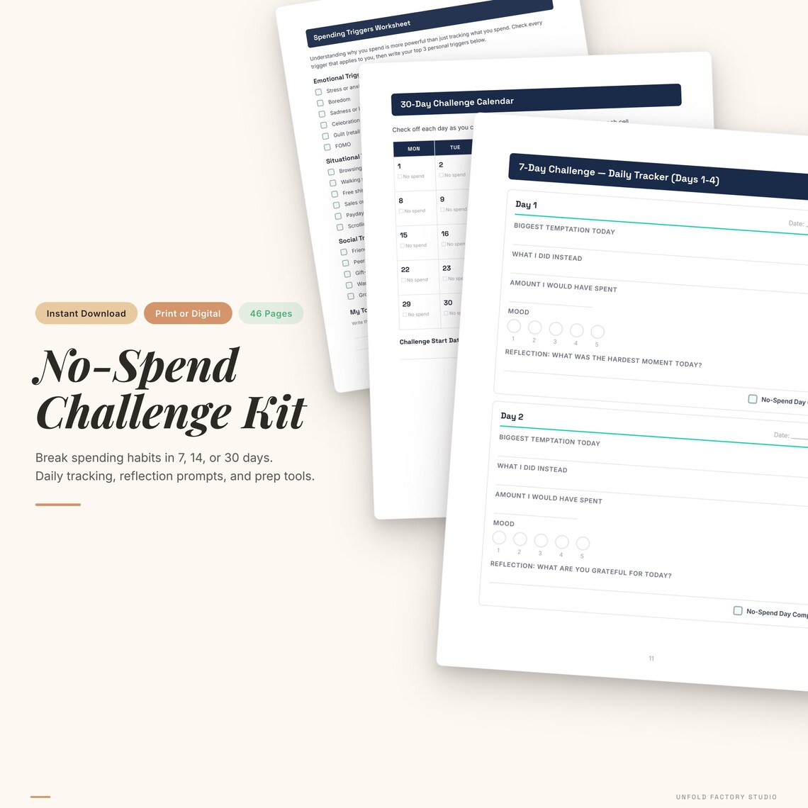 No-Spend Challenge Kit