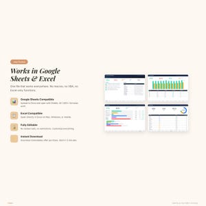 Complete Money Dashboard, Budget Net Worth Savings Tracker (Digital Download) image 8
