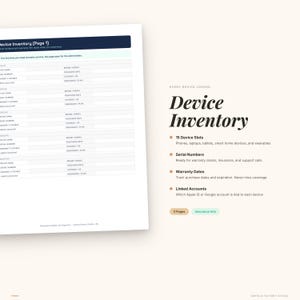 Password Organizer Printable | Digital Life Planner PDF (Instant Download) image 5