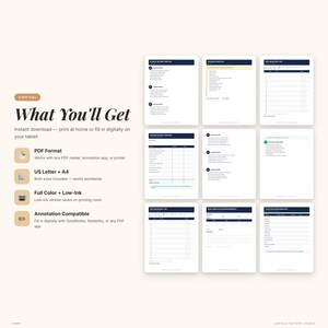 Moving Planner Bundle | 44-Page Checklist, Budget Tracker, Box Labels (PDF) image 8