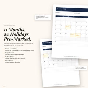 2026-2027 Teacher Lesson Planner | Pre-Dated Academic Year PDF image 4