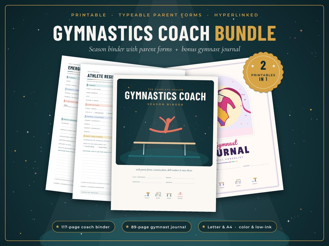 Gymnastics Coach Bundle