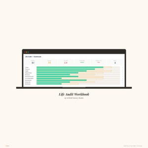 Life Audit Workbook Google Sheets | Self Assessment Planner (Digital Download) image 6