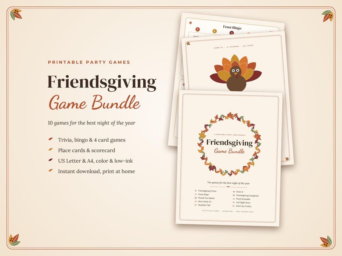 Friendsgiving Game Bundle