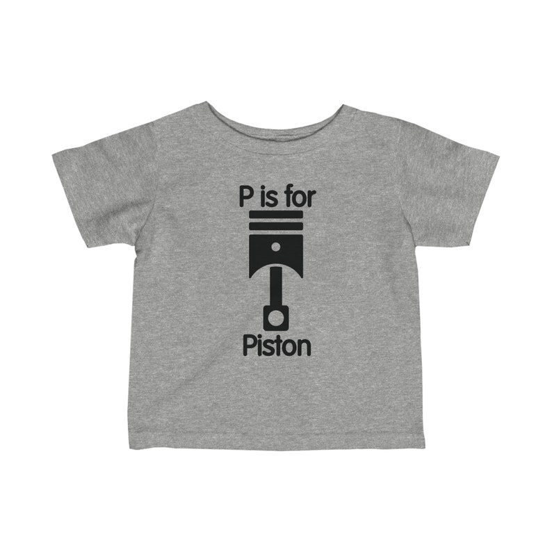 P Is For Piston, Baby T-shirt image 1