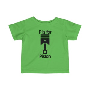 P Is For Piston, Baby T-shirt image 2