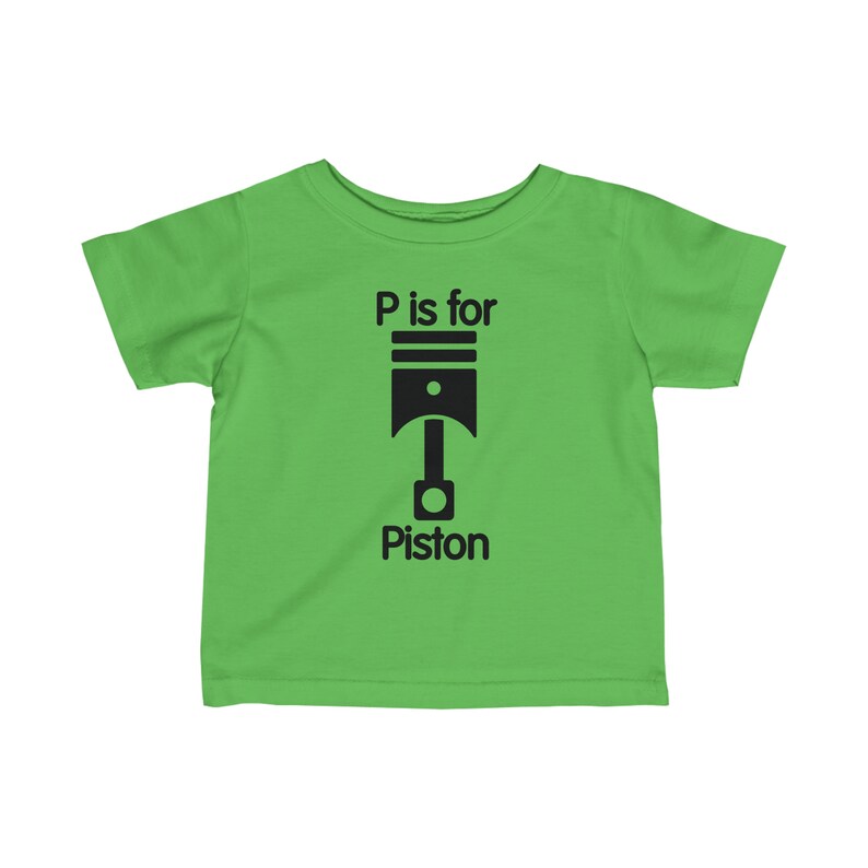 P Is For Piston, Baby T-shirt image 2