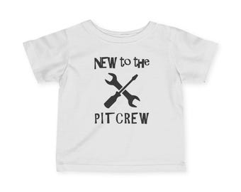 New To The Pit Crew, Baby T-shirt