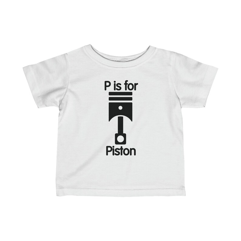 P Is For Piston, Baby T-shirt image 9