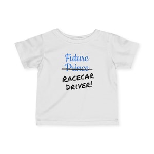 Zukunft Rennfahrer, Jungen Baby T-shirt