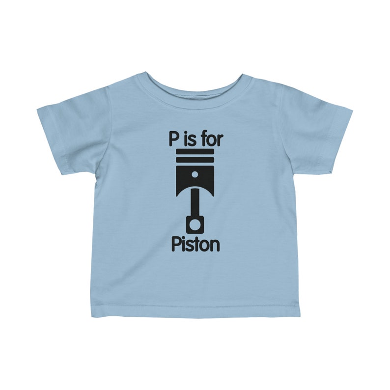 P Is For Piston, Baby T-shirt image 4