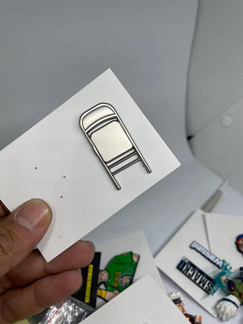 Steel Chair Enamel Pin - Etsy