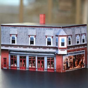 Vila de papel da histórica Saint Eustache em Quebec, Canadá.