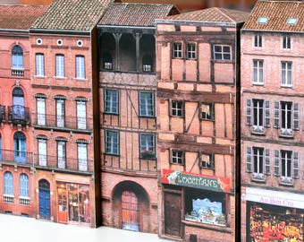 Toulouse Paper House Models PDF – Traditional Set with Coloring Pages