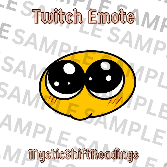 Buy Shy Emote Twitch / Discord Emote Cute Emoj kawaii Cursed Online in  India 