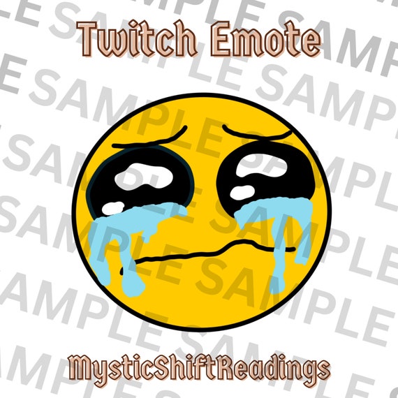 Crying Emoji Twitch / Discord Emote Cry Emote Sad Emote -  Norway