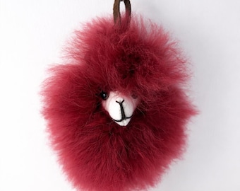 ALPACA POM KEYCHAIN - The Good Vibes One