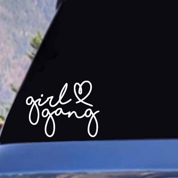 Girl Gang | Car Sticker | Truck Decal | Car Window Sticker Decal