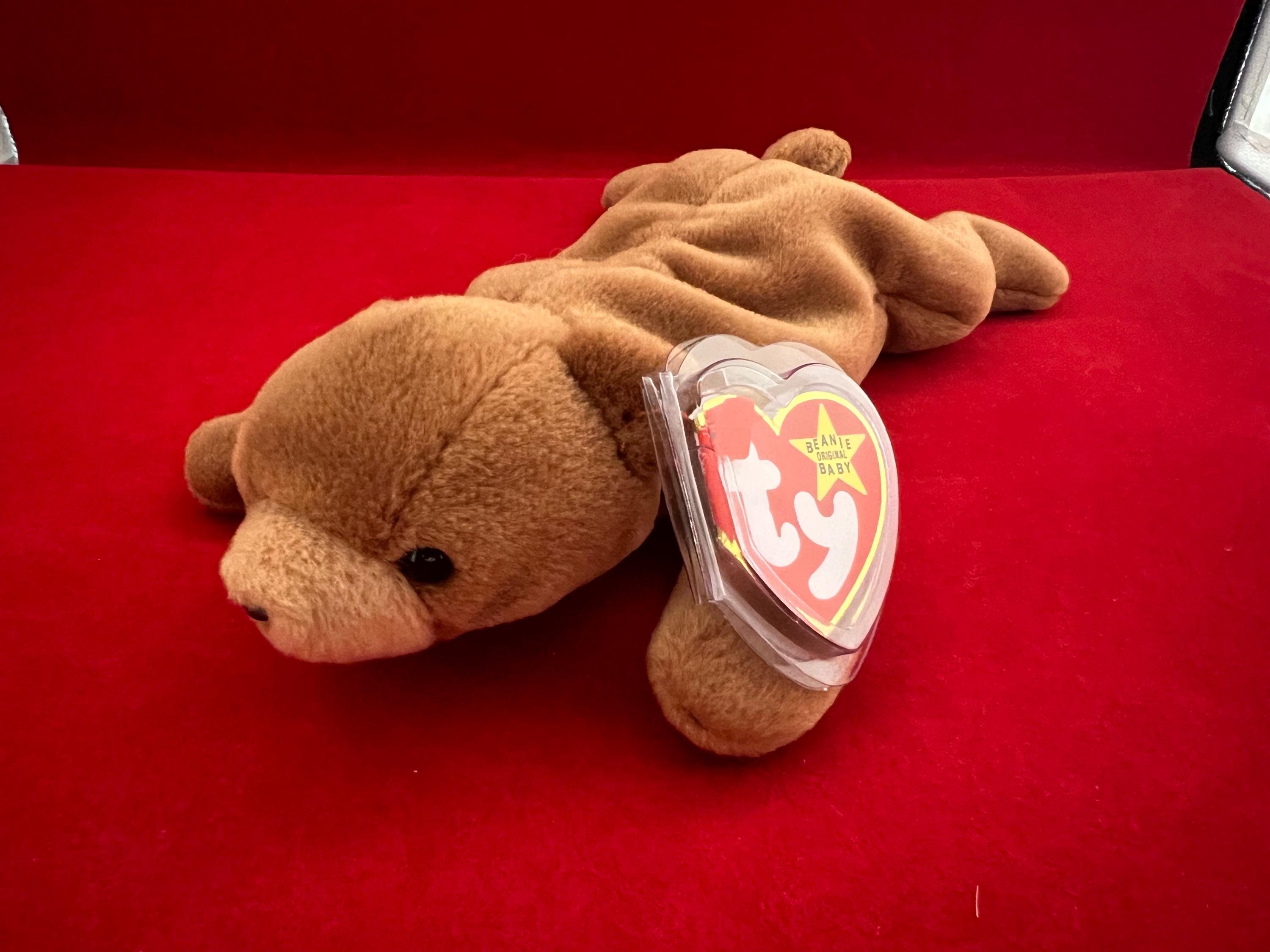 Vintage 1993 Cubbie Beanie Baby 4th Generation Hang Tag PVC