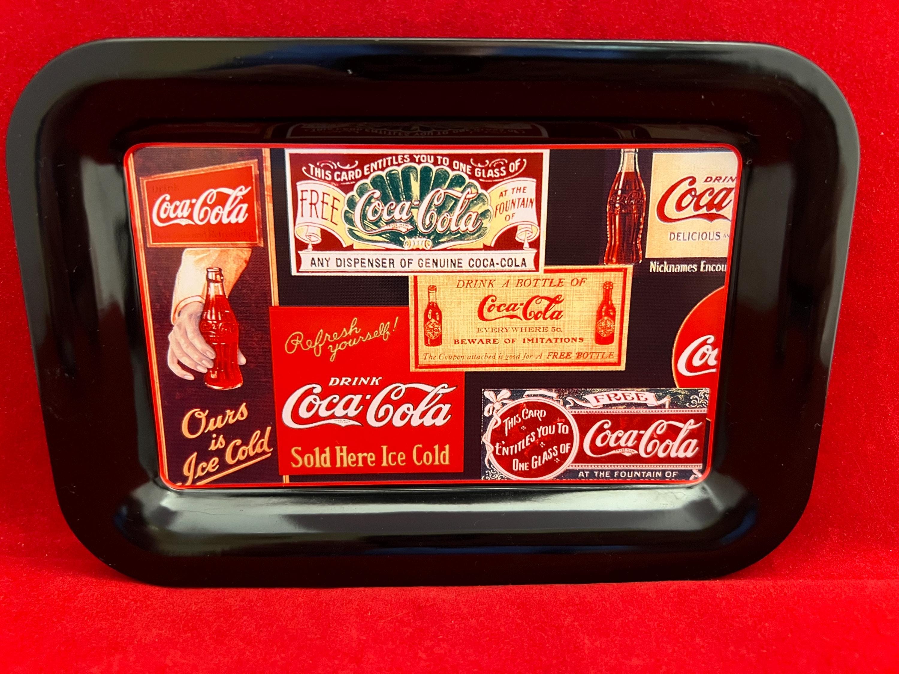 Coca-cola Mini Metal Trays – Set of 3 - Vintage Collectibles