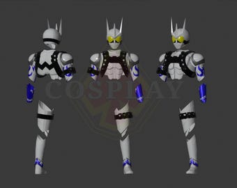 Kamen Rider Eternal Pepakura Espuma Desplegada