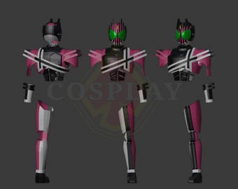 Kamen Rider Decade Pepakura Foam Unfold