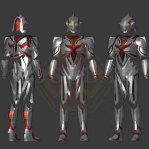 Ultraman: The Next Pepakura Skum Utfällbar bild 1